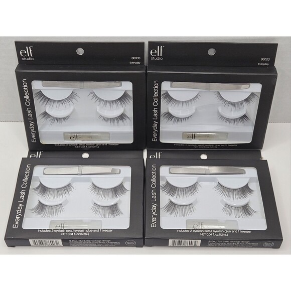4 Pack ELF Cosmetics Everyday Lash Collection Kit NIB 86003 - Picture 1 of 4